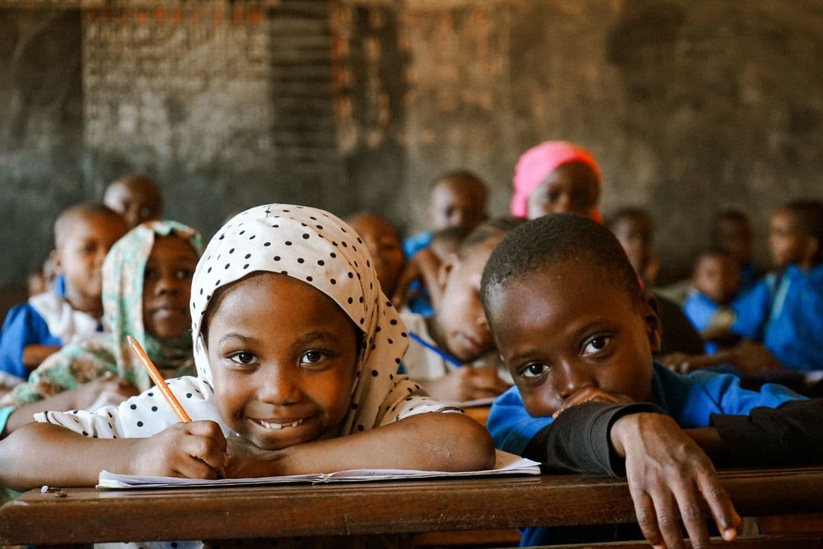 Children smiling